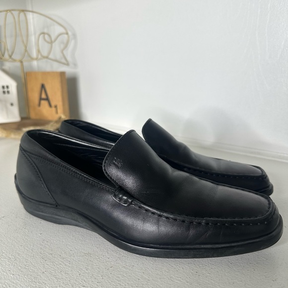 Tod’s Classic Black Leather Fall Quiet Luxury Loafers M 6.5 W9 Made in Italy - Picture 6 of 10